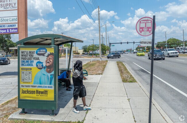 The Lynx Bus System has convenient stops through the Malibu Groves community.