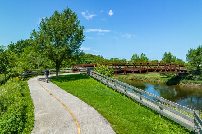 The DuPage River Trail runs more than 30 miles through the heart of East Plainfield.