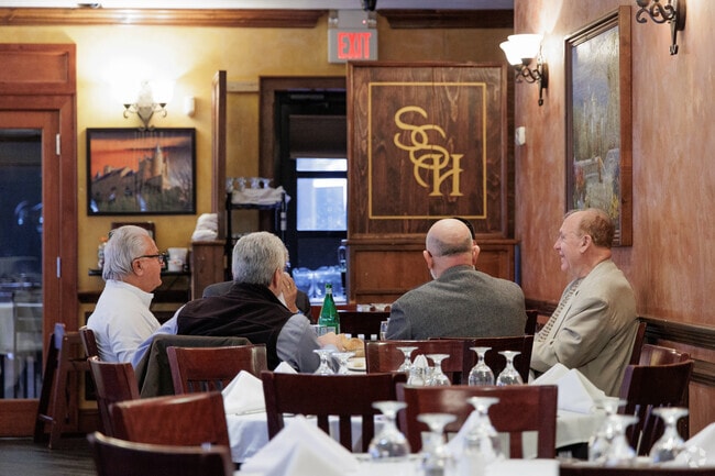 The lunch crowd at Segovia Steakhouse in Little Ferry, NJ.