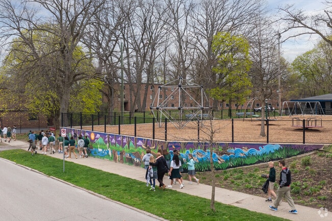 Wilcox is a popular recess outdoor excursion destination for surrounding schools in Eastown.