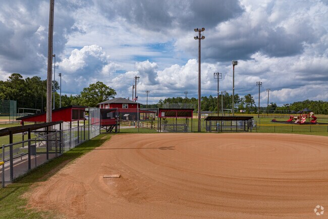 Taylor Park in Bloomingdale features several athletic facilities including baseball fields.