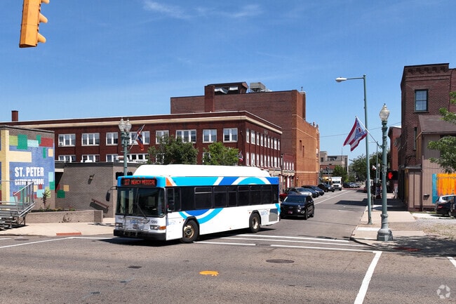 Downtown Canton residents without a car, can grab the city's buses.