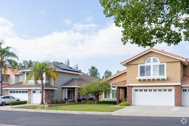 A variety of home styles are available in Las Palmas Hermosa in Fullerton.