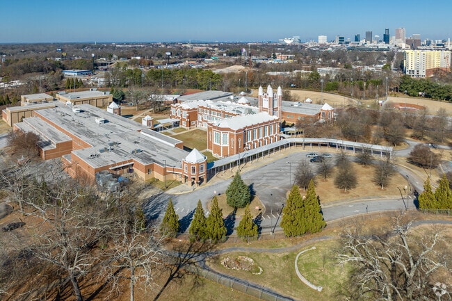 Early College High School at Carver scores a B- according to niche.