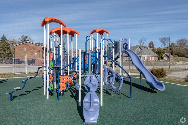 Starvaggi Memorial Park in Weirton has splendid amenities like a really fun slide set.