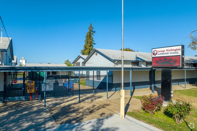 George Washington Elementary and Middle School encourages children to learn.