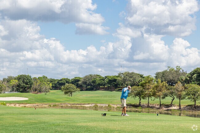 Mediterra residents have access to private golf courses within residential community.