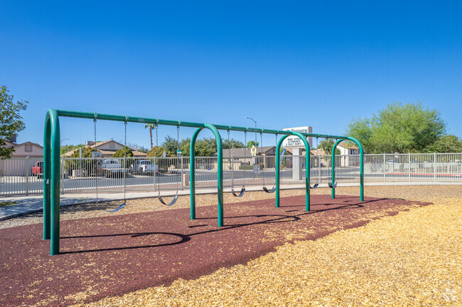 Swinging into fun at Riverview Elementary School in El Mirage.
