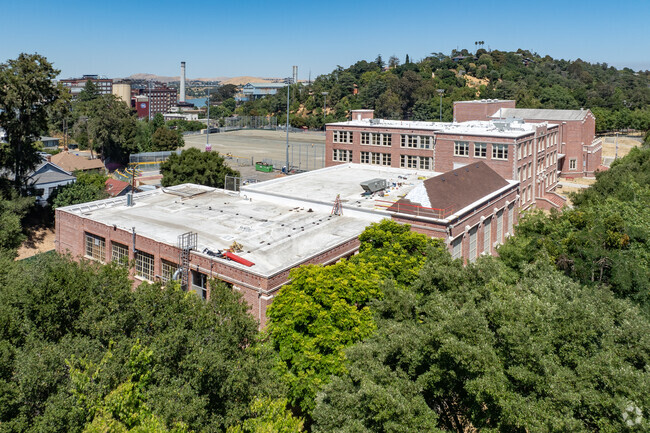 John Swett High School is located in historic Crockett, CA next to C&H Sugar Co.
