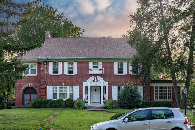 This Colonial style home that faces Akin Park can cost around $300,000.