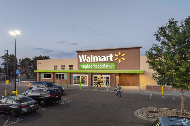 Walmart Neighborhood Market offers residents great deals on meats and produce.