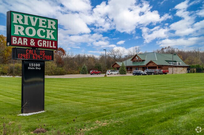 River Rock Bar & Grill is a local favorite in Groveland Township that serves delicious food and drinks.