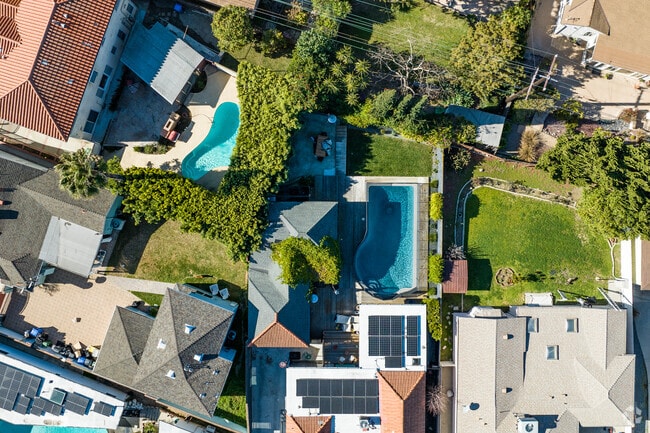 Many homes in View Park have luxurious amenities like back yard pools.