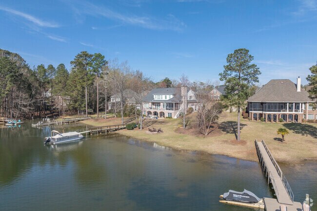 Many homes feature private docks, allowing homeowners to set sail right from their backyard.