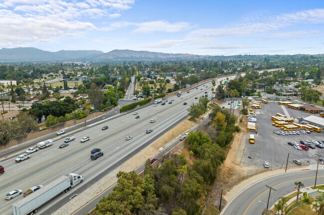 Downtown Redlands residents commonly use Freeway 215 to get around for daily needs.