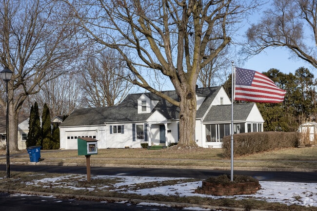 Country pride runs deep in Euclid Triangle. Many residents display their flags.