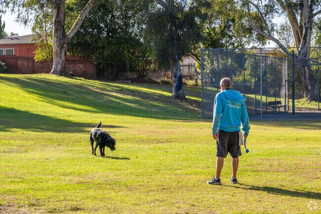 Azalea Community Park has great green space for playing with your four legged friend.