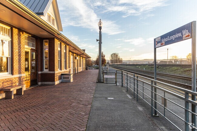 Kelso's Amtrak station provides service to both Seattle and Portland.