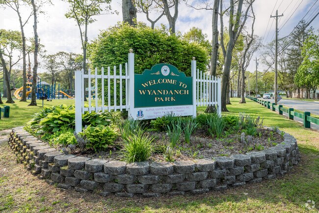 Wyandanch Park is a small local park the community can take advantage of for family fun.