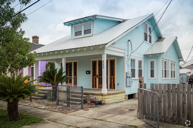 This double shotgun has been updated into a single family home in McDonough.