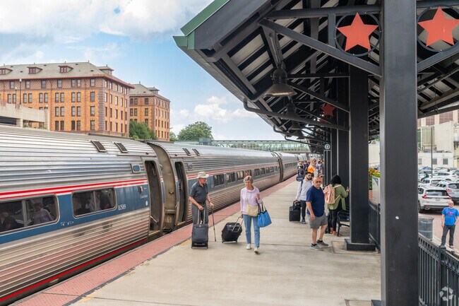 South Roanoke residents can head downtown to the Amtrak station for long train rides.