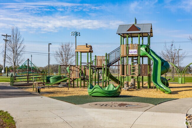 Elk River's Orono Park has an expansive playground, picnic shelter, and swimming beach.
