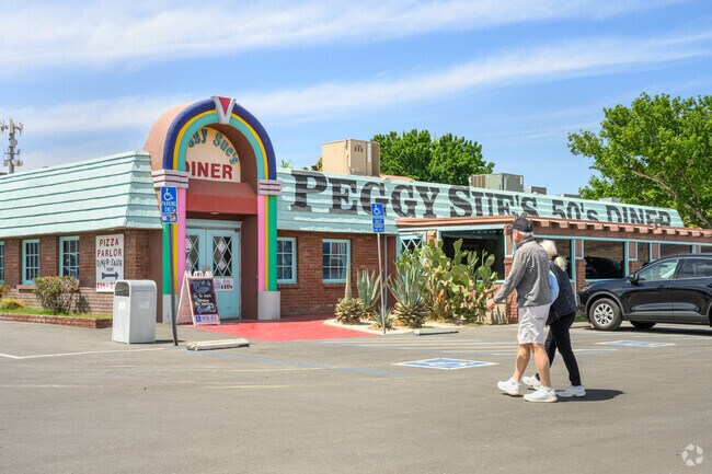 Peggy Sue's 50's Diner is an iconic restaurant and landmark to Yermo.