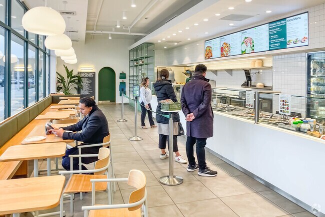 For a healthy food option, try Sweetgreen in South Huntington.