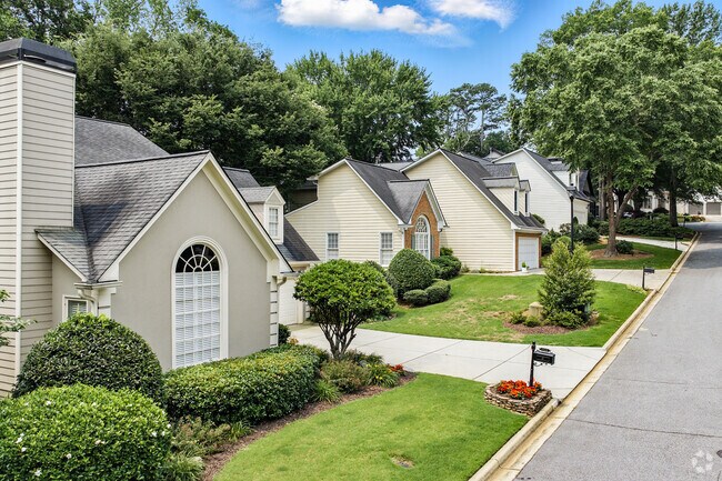 Charming single-family homes in Peachtree Corridor reflect the area's blend of modern living with well-maintained, established neighborhoods.
