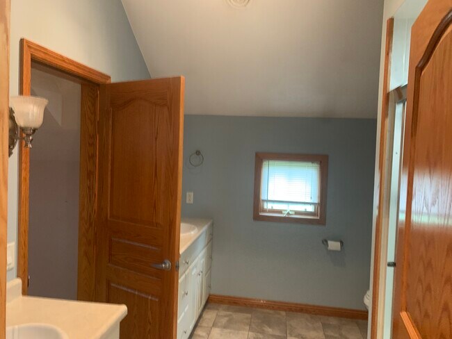 One full Bathroom with double sinks