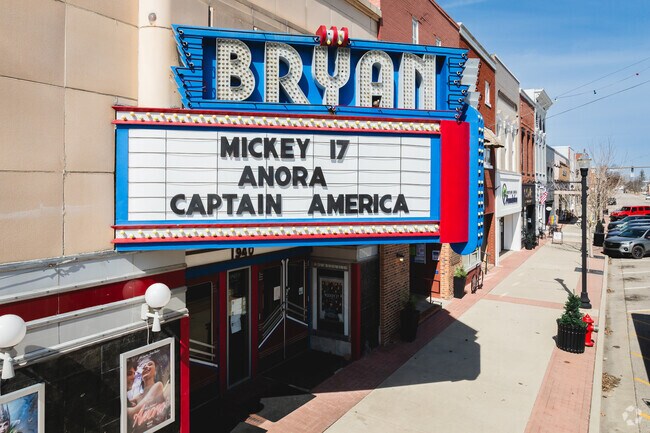 Bryan Theater is a great spot to bring your family on the weekends.