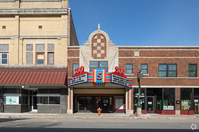 The historic Soo Theatre opened in 1930 and is still operational in Sault Sainte Marie.