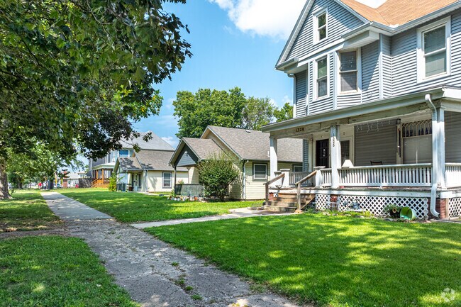 Monroe is highly walkable with paved sidewalks and shade trees.