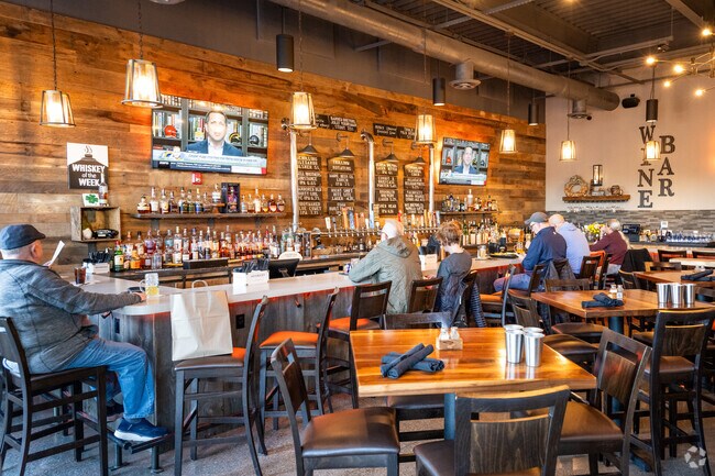 The Shed Craft Bar and Kitchen in West Wrentham, MA, is the ideal place to enjoy a meal and drinks with friends.