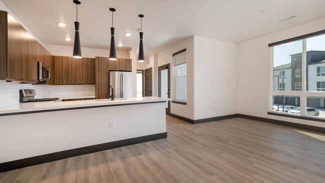 Living Room with Hard Surface Flooring