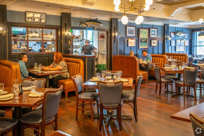 The Sole Proprietor in Institution Park is renowned for its seafood entrees.