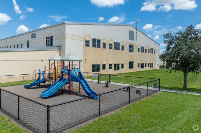 Flora Ridge Elementary School has several play areas for it's younger students.