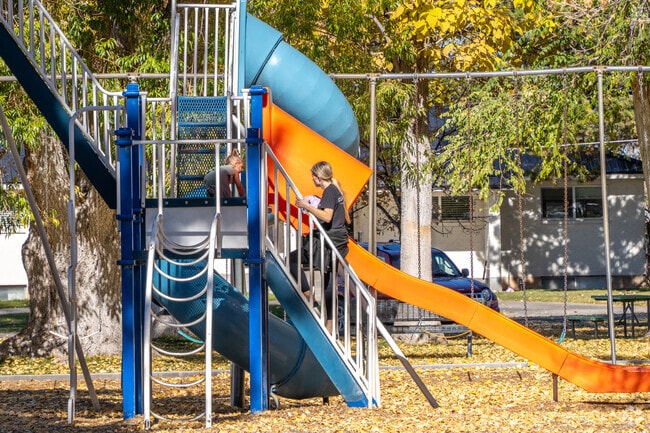 Your kids will love the playground at Nephi City Park.