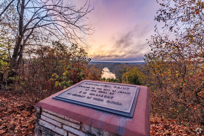 Inspiration Point above Shoal Creek is just outside Stapleton.