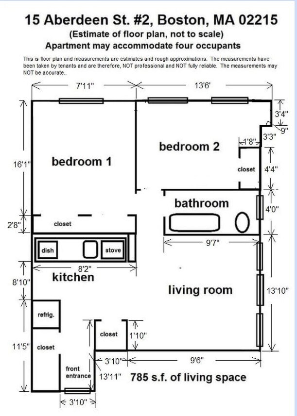 16 Aberdeen St unit 15-2, Boston, MA 02215 - photo 6