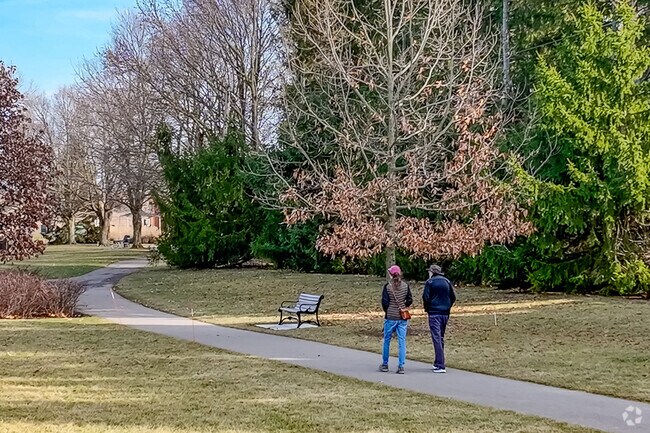 The residents of Kendale enjoy a brisk walk through Sunny 95 Park.