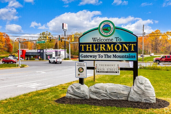 Thurmont is about 25 minutes north of Frederick and just a few miles from the PA border.