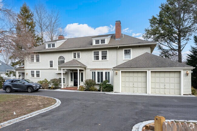Some homes in Milton have large two car garages.