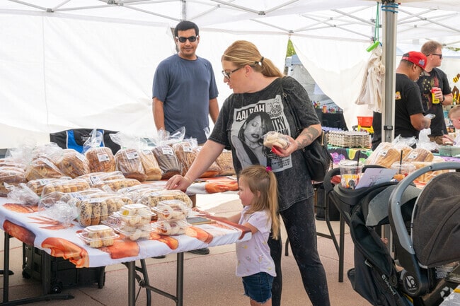 Pick up some baked goods at Hesperia Community Farmer’s Market.