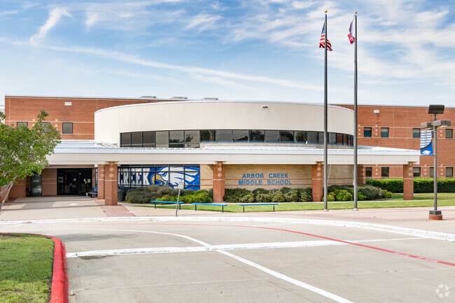 Arbor Hills Middle School in Carrollton provides modern facilities for an enhanced experience.