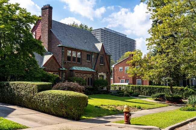 Homeowners enjoy easy access to downtown Detroit while living in the Joesph Berry Subdivision.