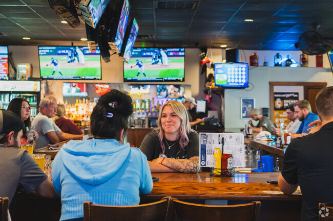 The popular bar in this neighborhood seems to be The Filling Station for after work drinks.
