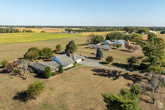 Most homes in Hopewell Township are spread out on very large lots and farms.