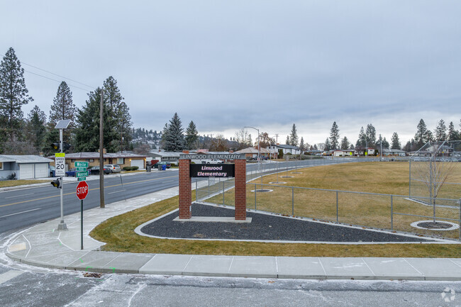 Linwood Elementary has lots of outdoor space for its students.