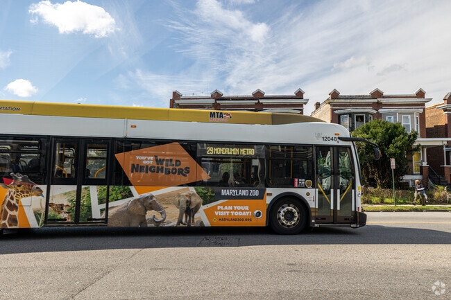 Public transit in Winchester offers easy access to Baltimore and nearby neighborhoods.